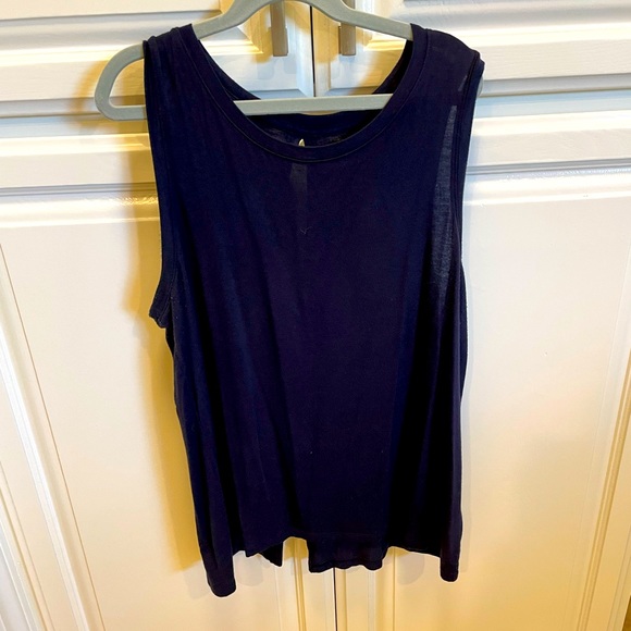 Halogen Crewneck High-Low Tank - Picture 2 of 5